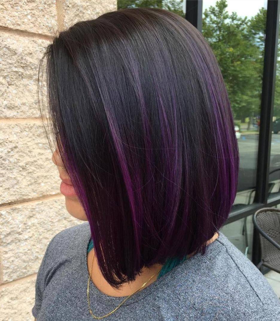 purple ombre hair