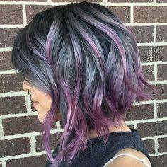 purple ombre hair