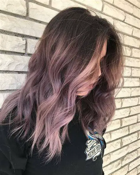 purple ombre hair