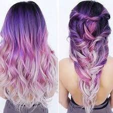 purple ombre hair