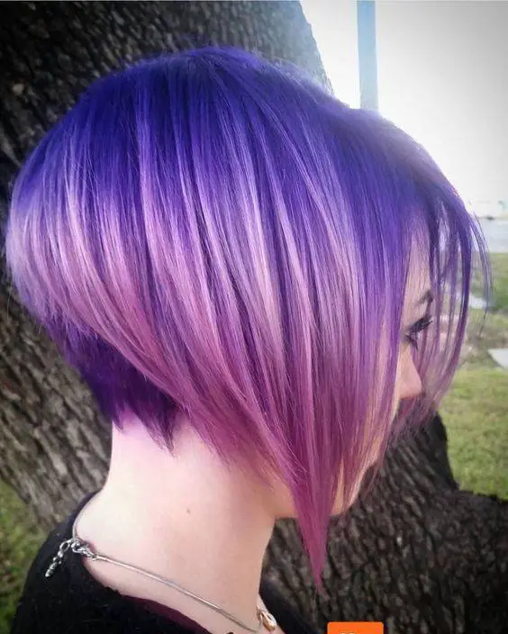 purple ombre hair