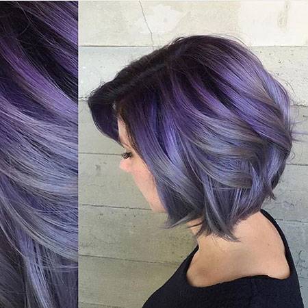 purple ombre hair