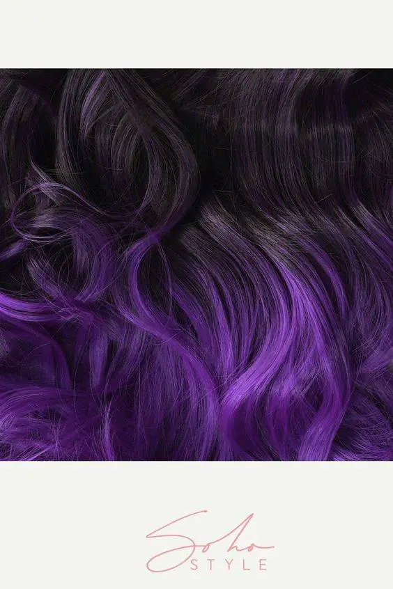 purple ombre hair