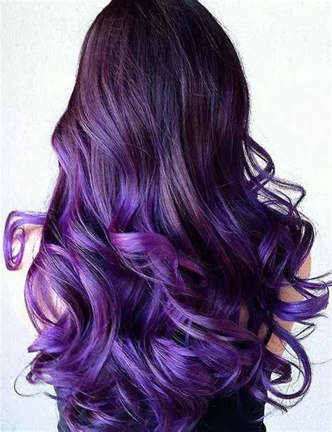 purple ombre hair