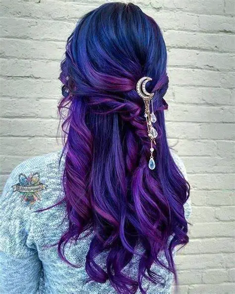 purple ombre hair