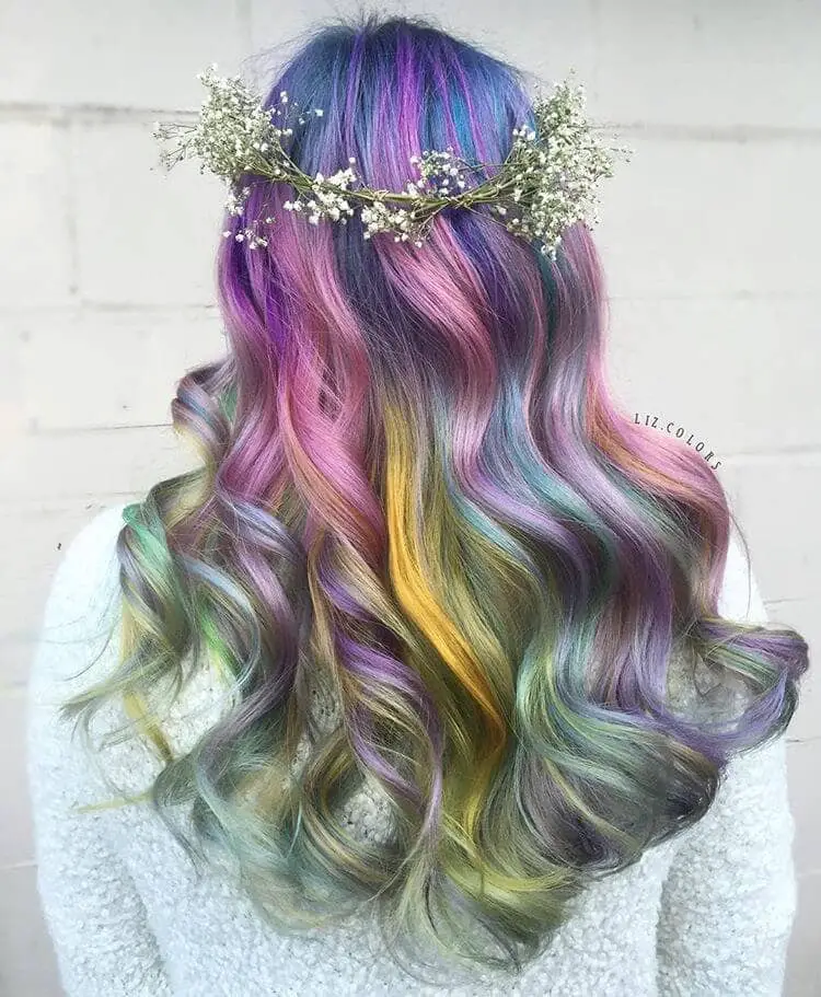 purple ombre hair