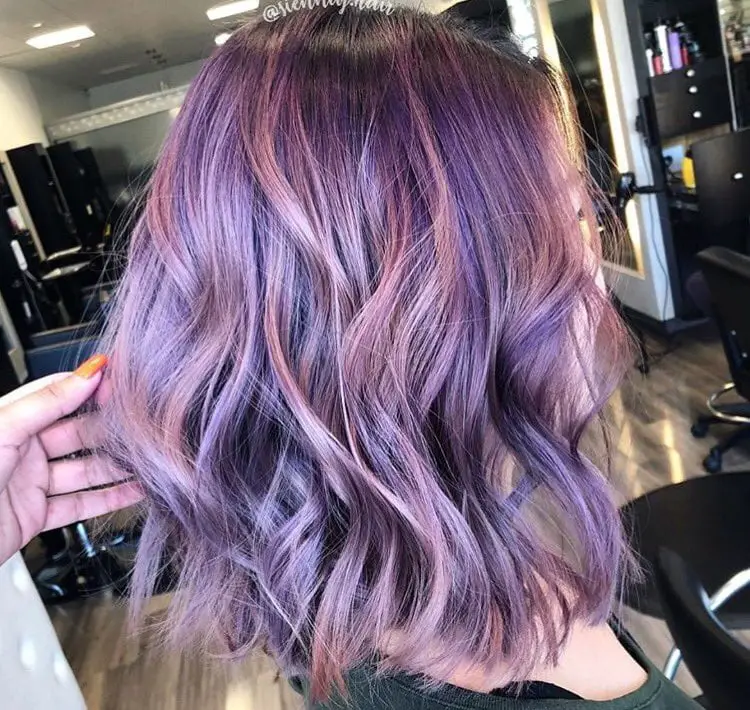 light purple hair