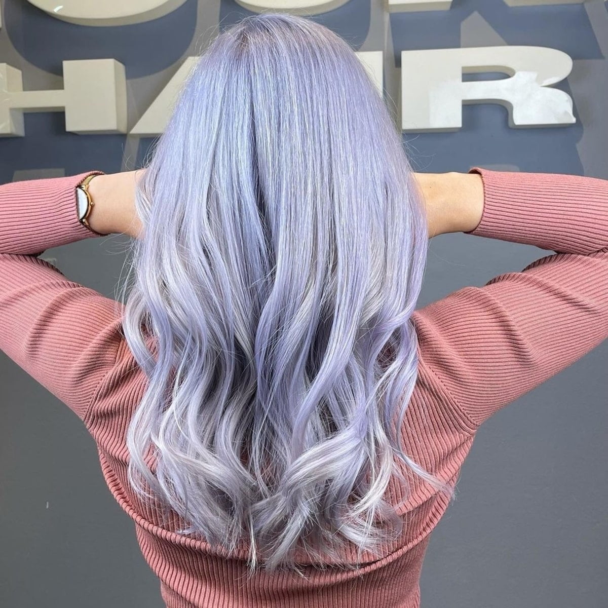 light purple hair