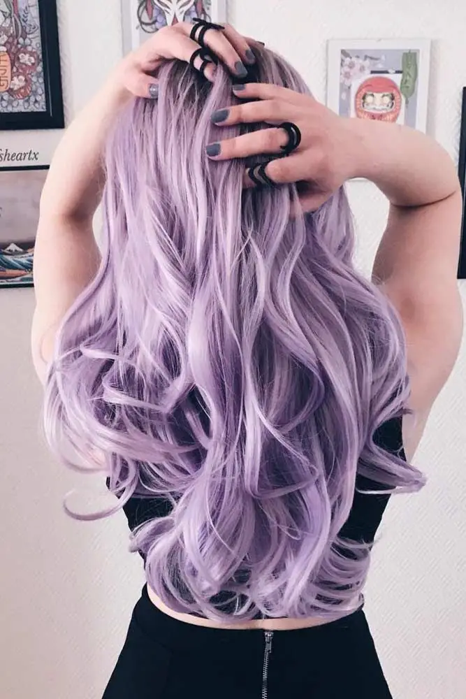 light purple hair