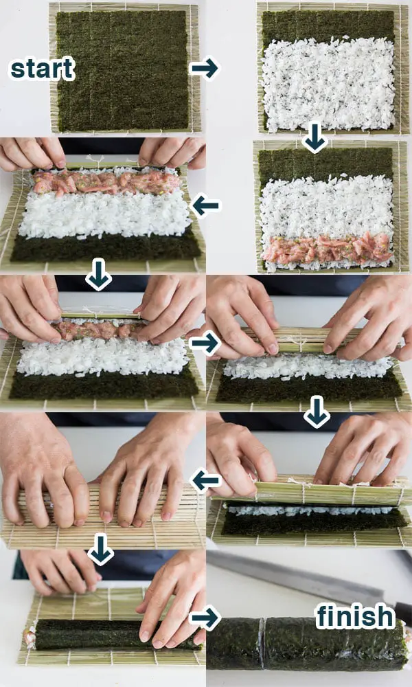 how to roll sushi