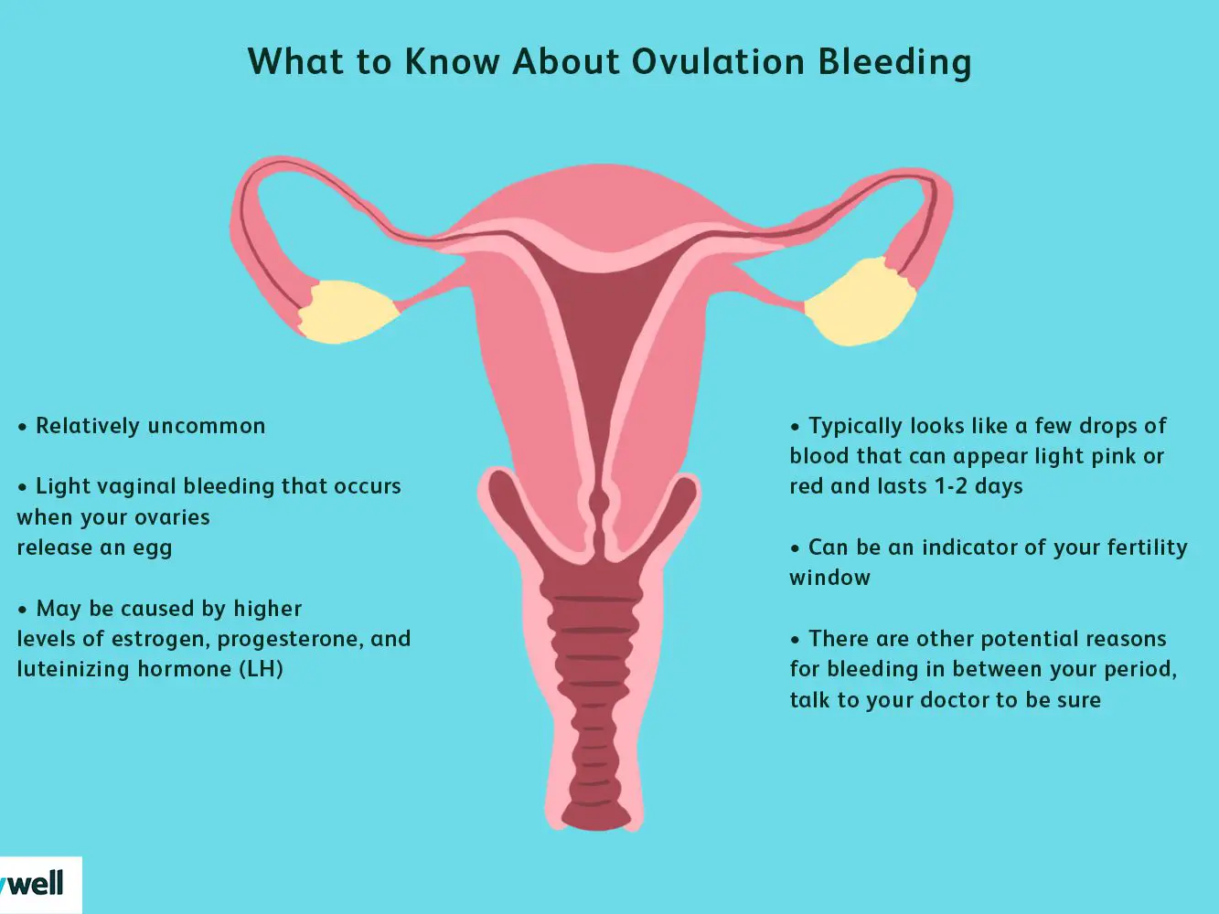 Bleeding during ovulation 