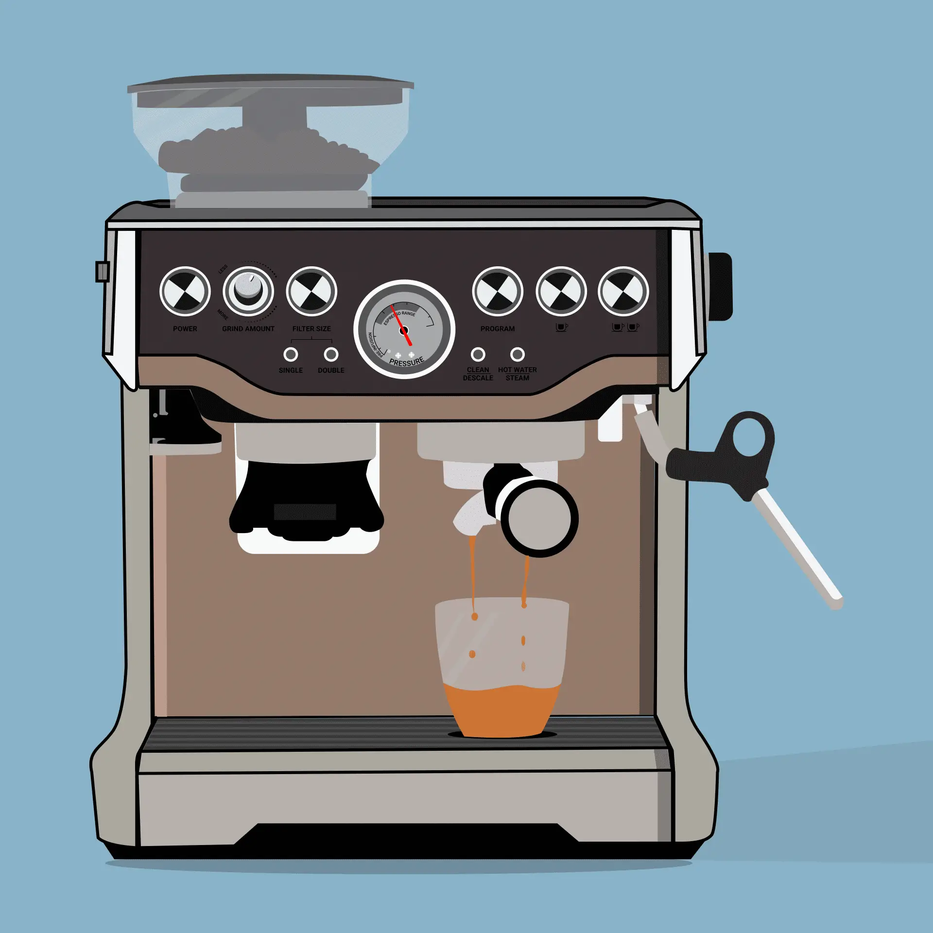 coffee, coffee machine, espresso
