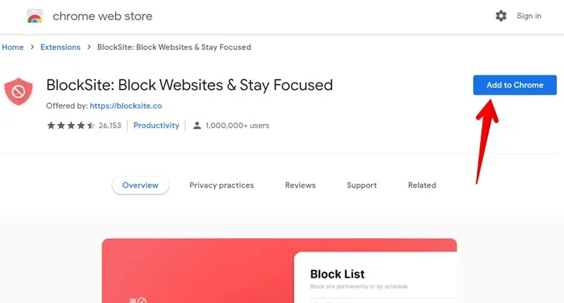 how to block a website in Firefox
