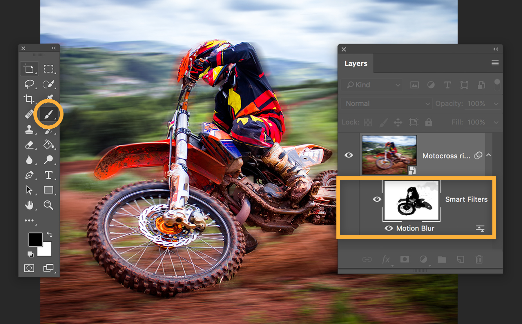 how to blur in photoshop