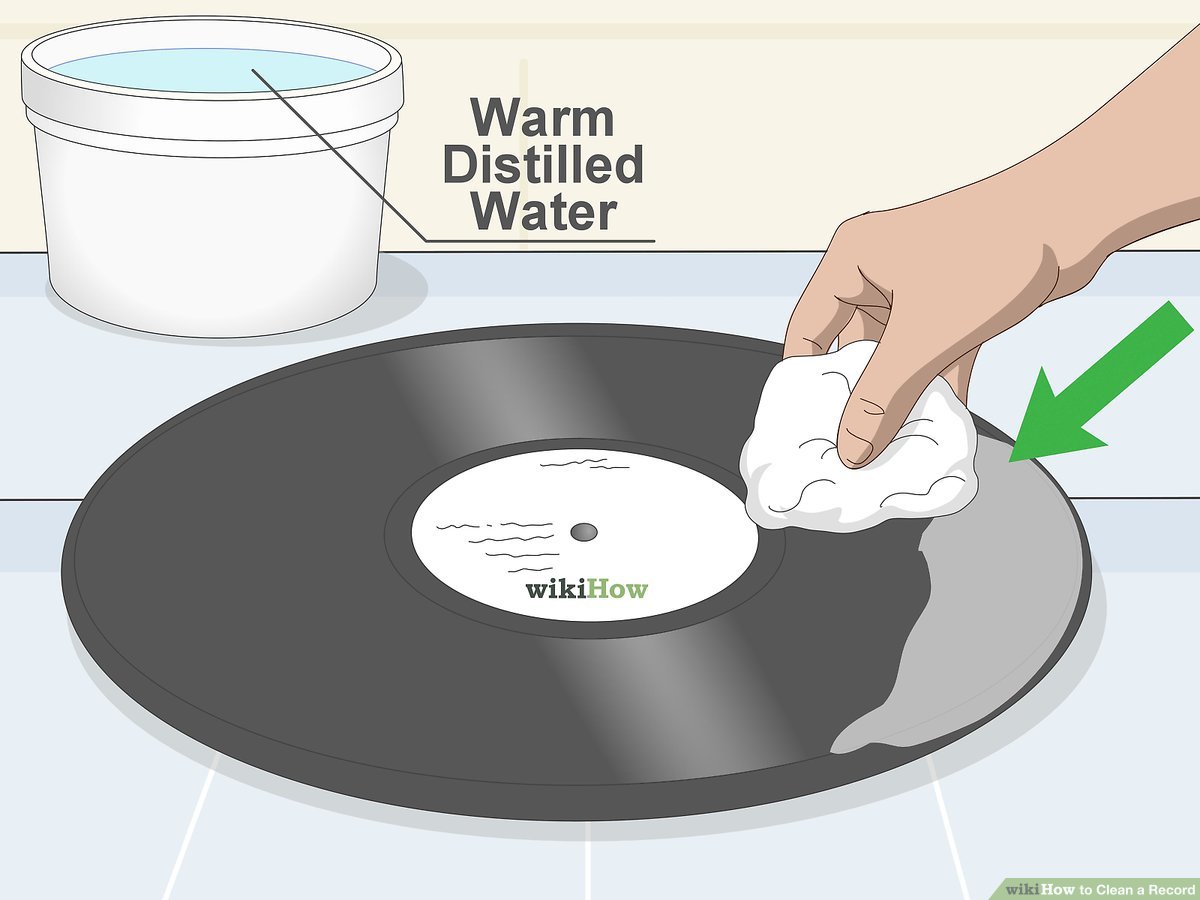 how to clean vinyl records