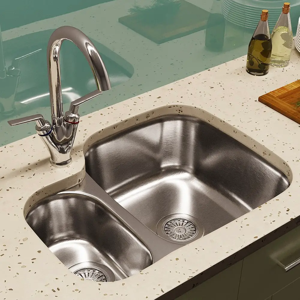 how to clean stainless steel sink