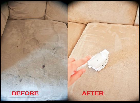 how to clean a microfiber couch