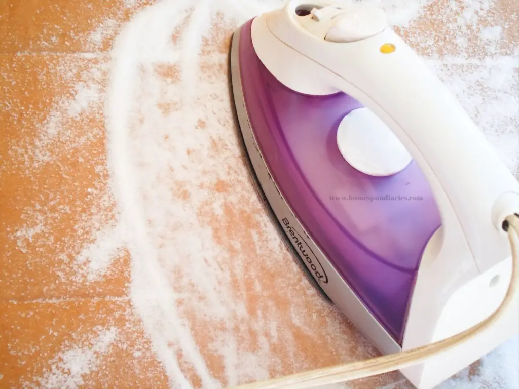 how to clean irons