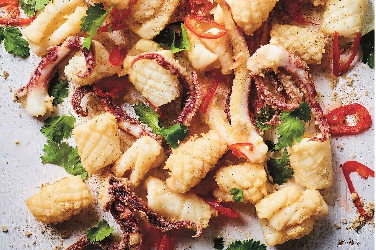 Salt and pepper squid