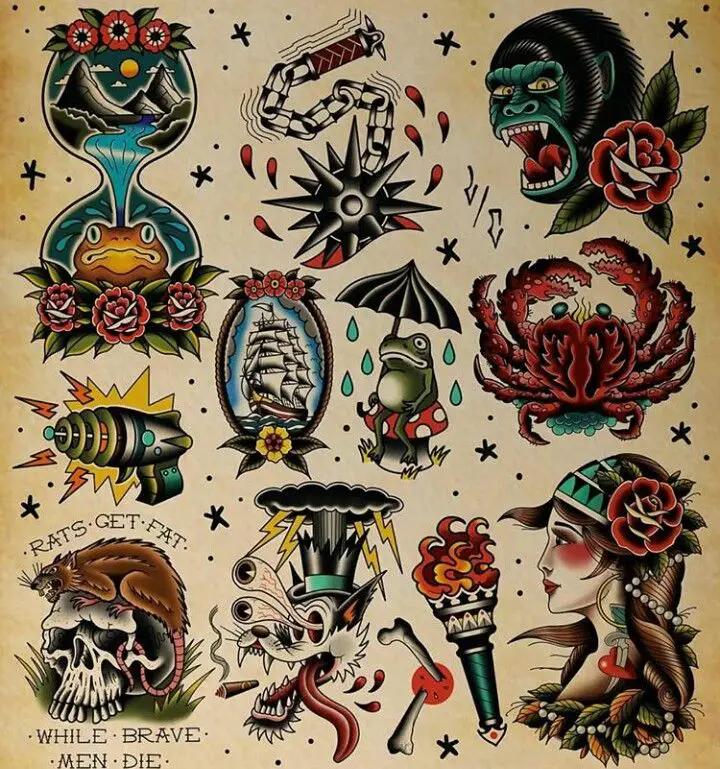 old school tattoos