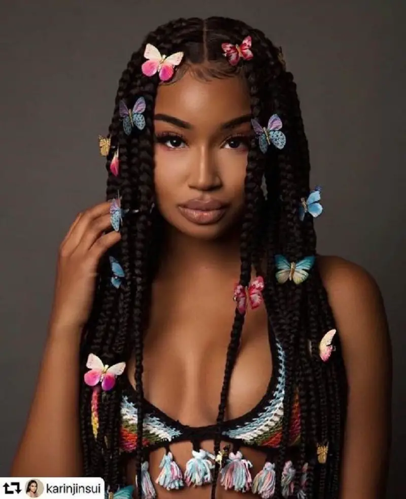 goddess box braids