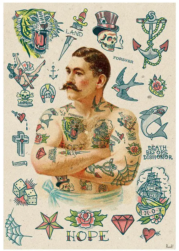 old school tattoos