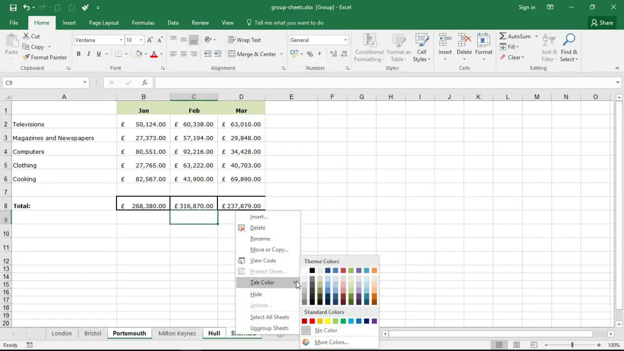 How To Group Worksheets In Excel- Easy Ways!