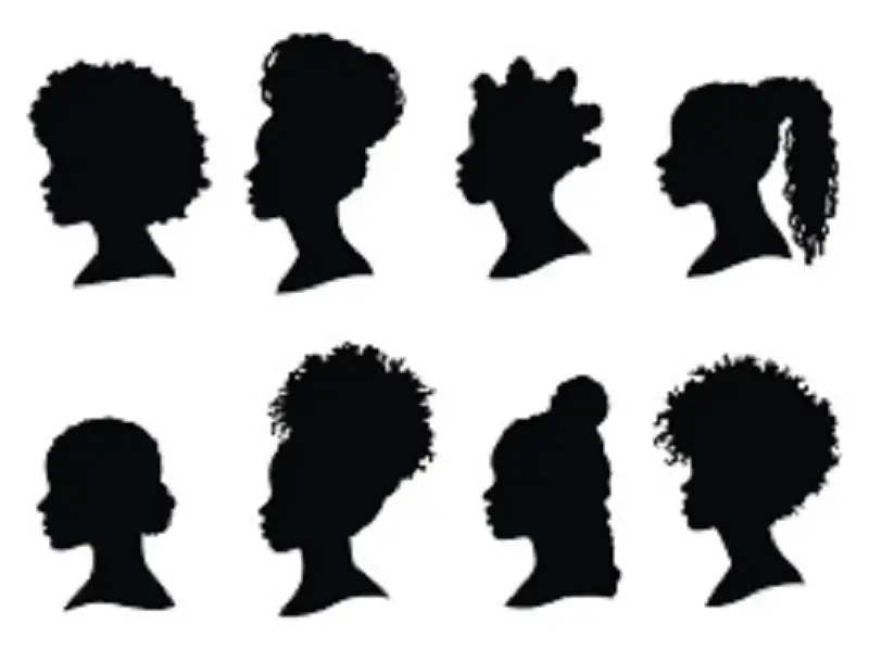 black woman silhouette