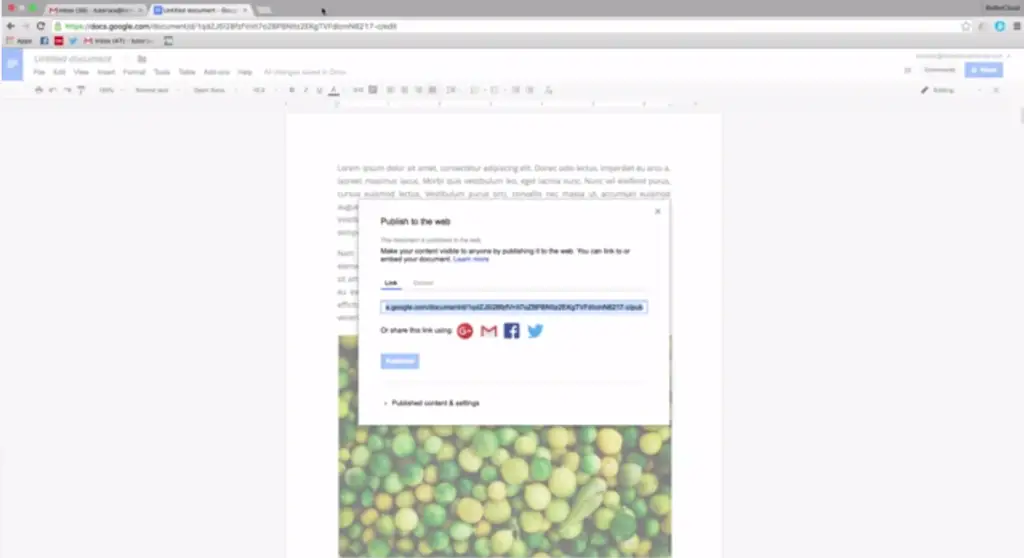 how to save an image from Google docs