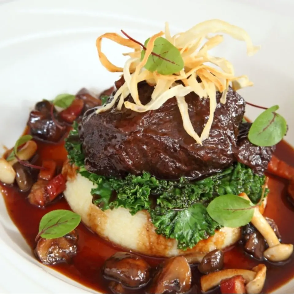 braised beef cheeks