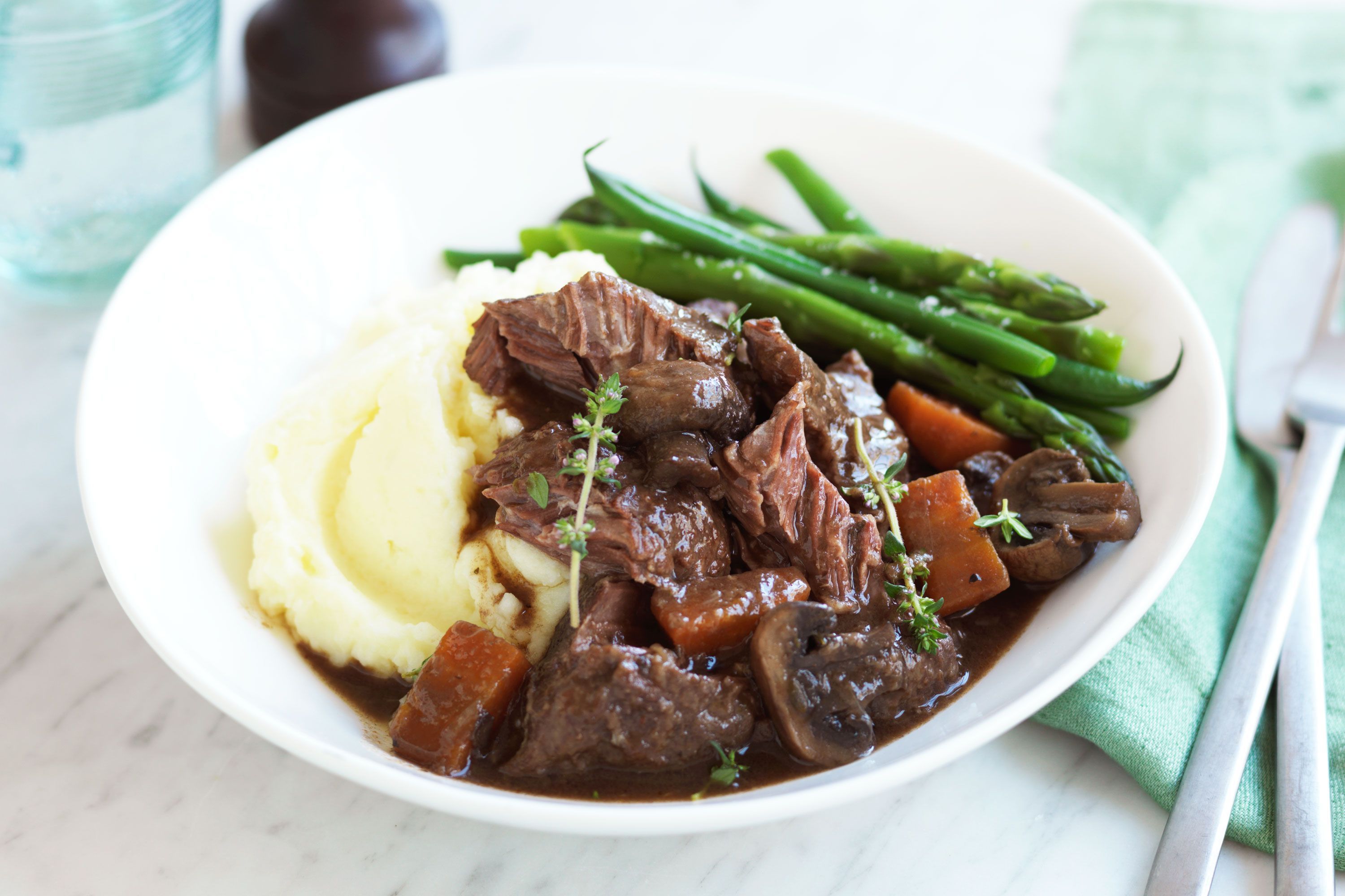 braised beef cheeks