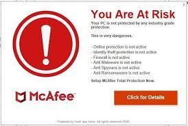 how to stop McAfee pop-ups