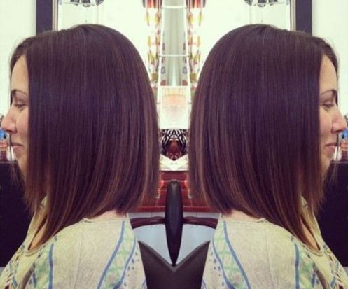 A-line haircut