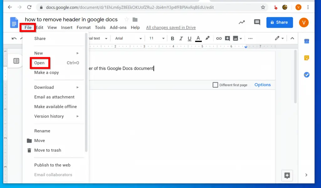 how to make google doc landscape