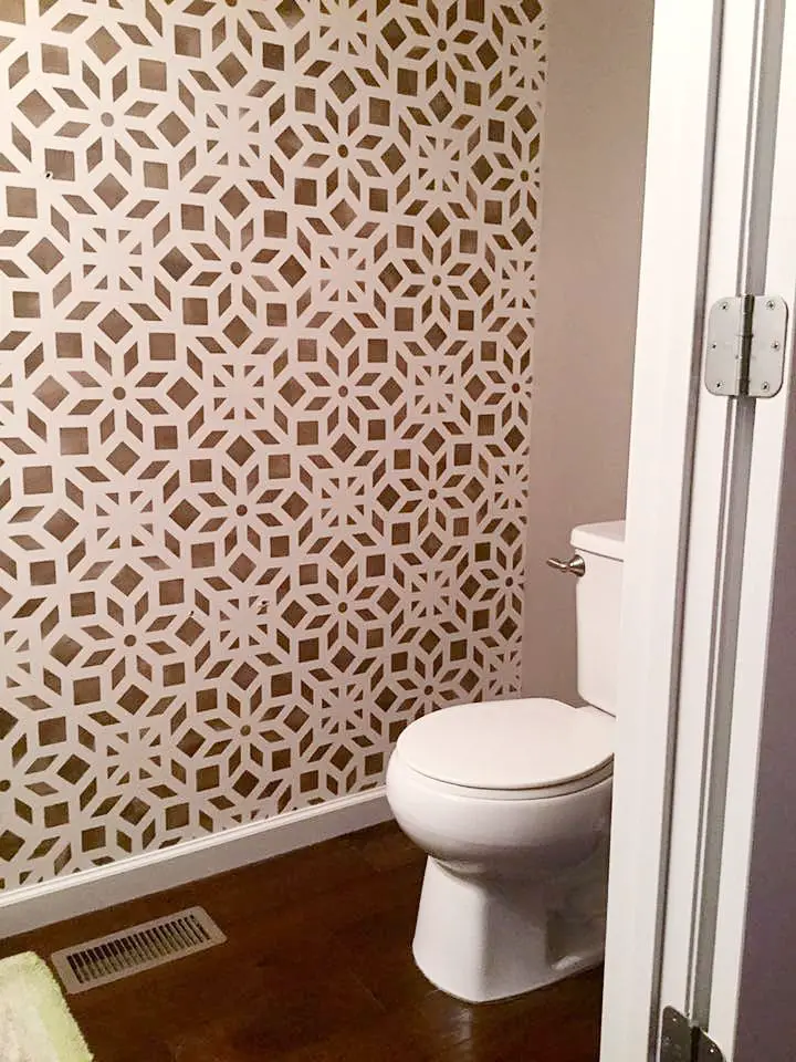 bathroom tile painting ideas