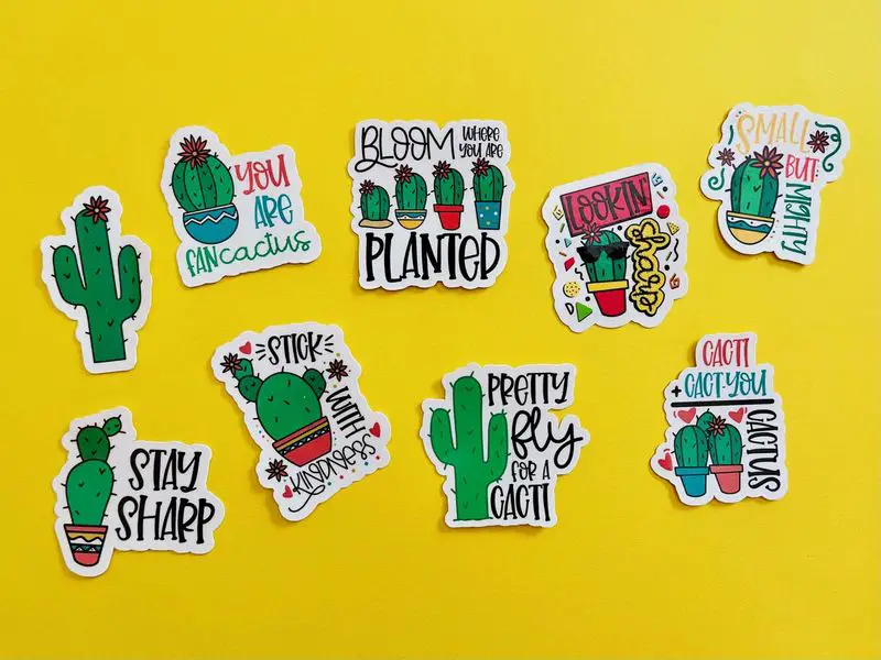 Cricut sticker ideas