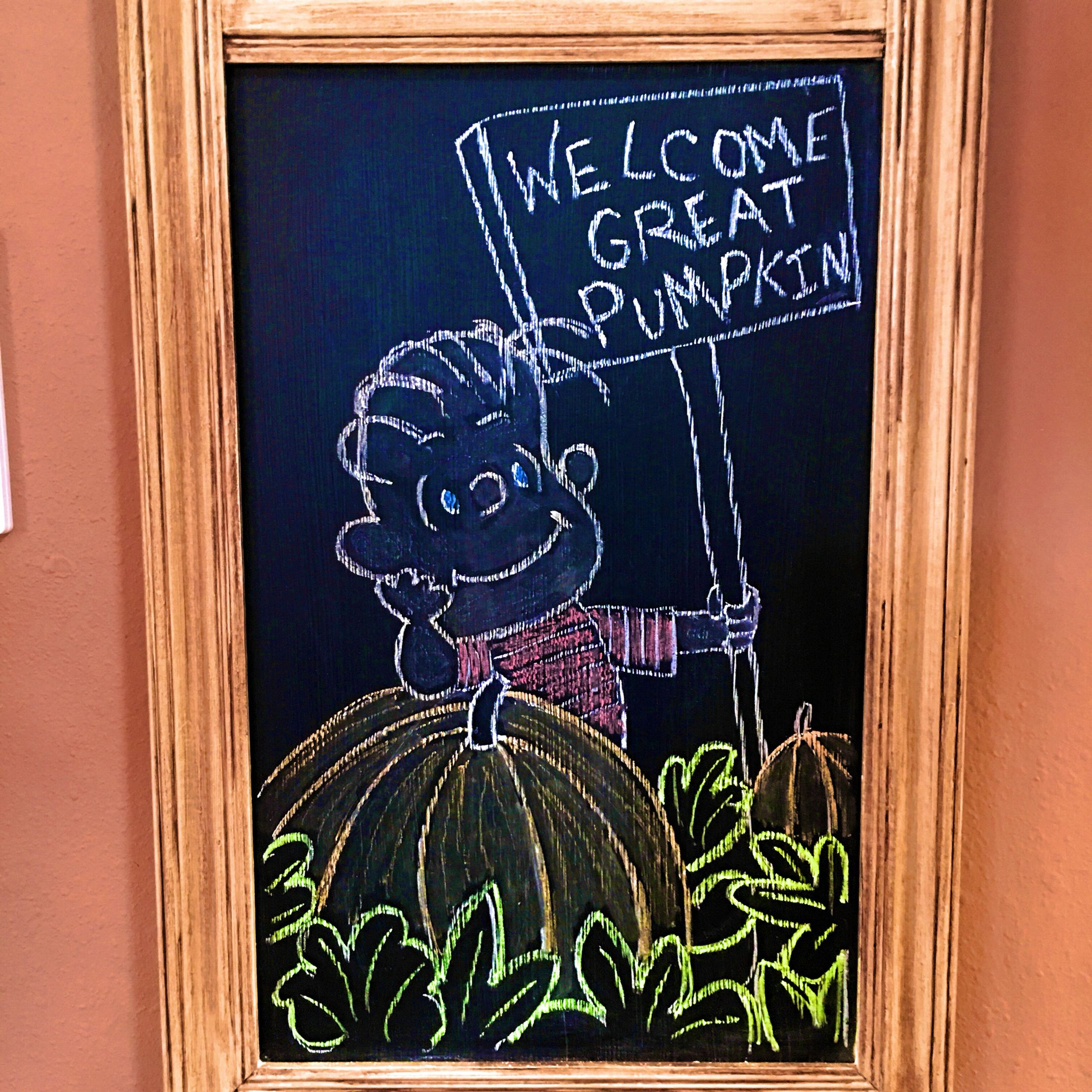 fall chalkboard ideas