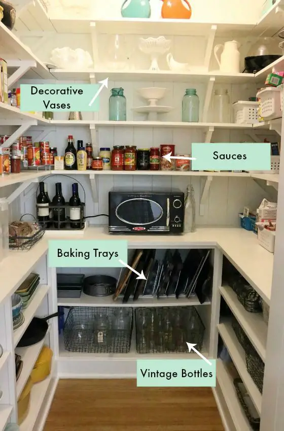 Walk-in-pantry organization ideas