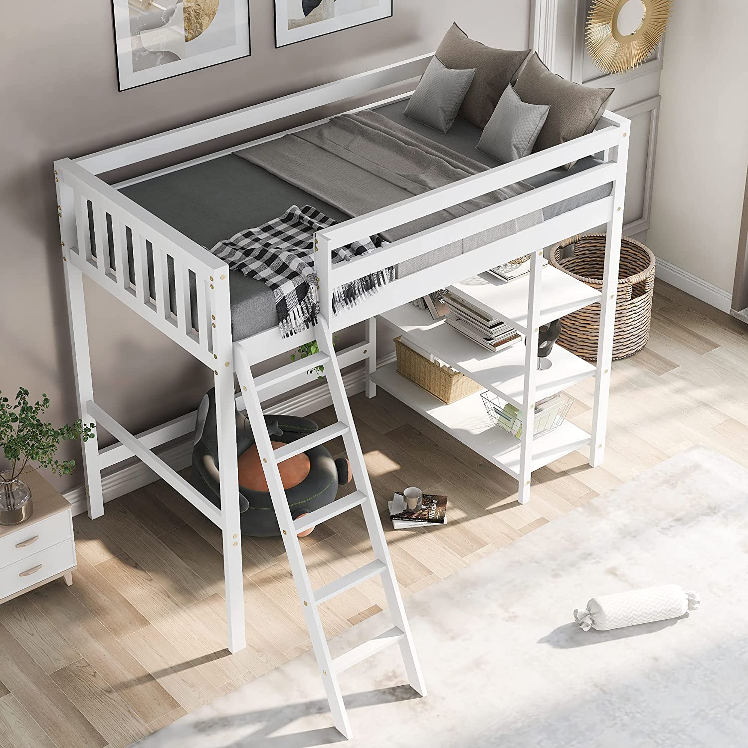 diy loft bed ideas for small rooms