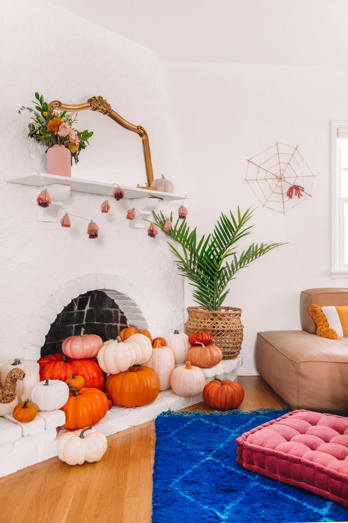 living room fall decor ideas