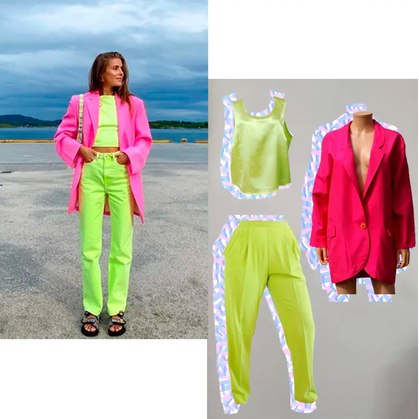 80s neon fashion