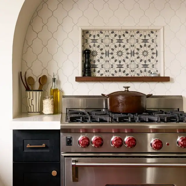 behind stove stove backsplash ideas